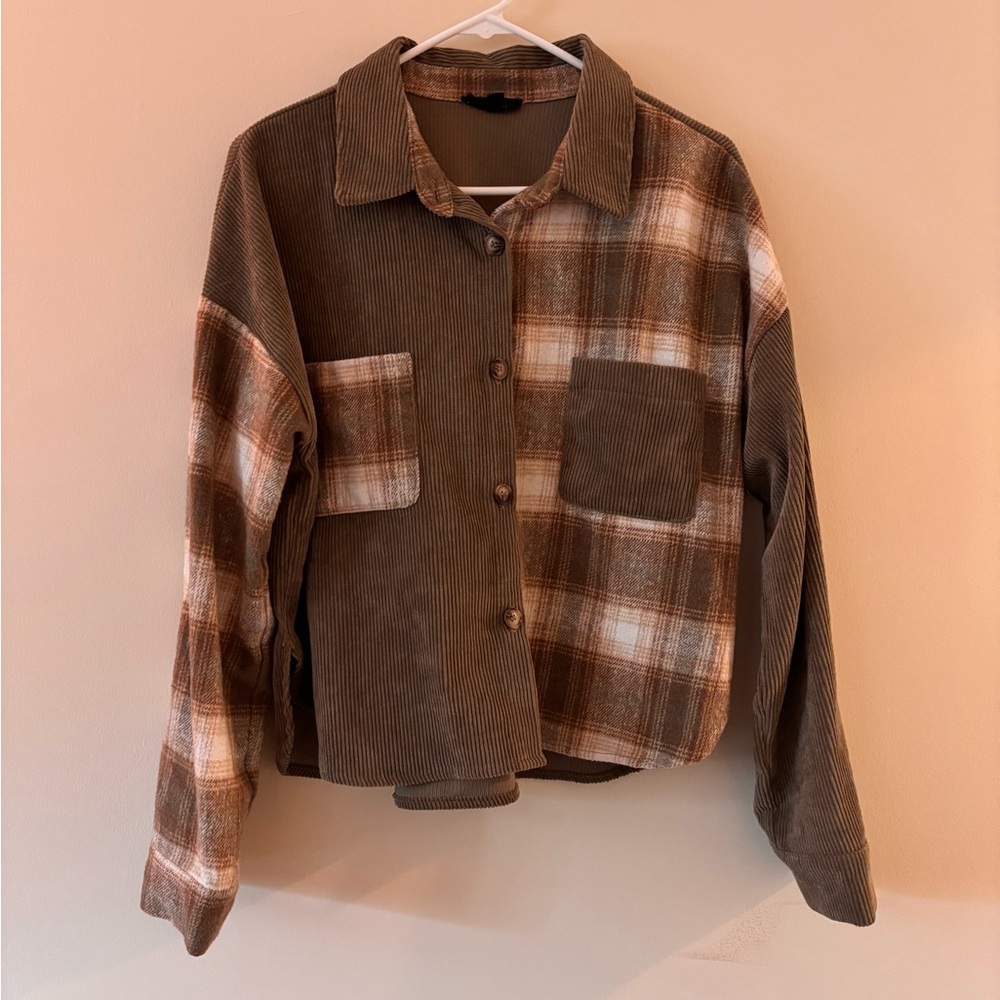 Blu Pepper Plaid Button Down Shirt